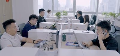 HAOXIN HK ELECTRONIC TECHNOLOGY CO. LIMITED linha de produção da fábrica
