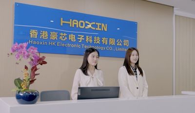 HAOXIN HK ELECTRONIC TECHNOLOGY CO. LIMITED linha de produção da fábrica